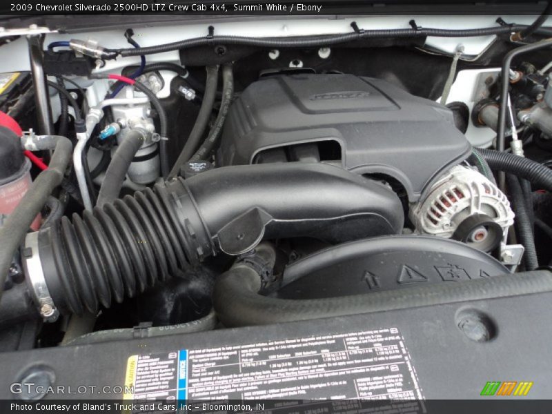 Summit White / Ebony 2009 Chevrolet Silverado 2500HD LTZ Crew Cab 4x4