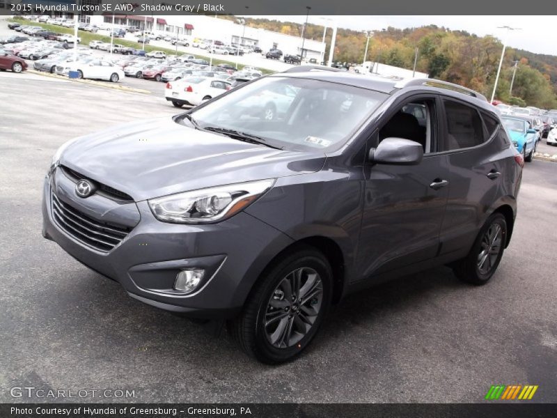 Shadow Gray / Black 2015 Hyundai Tucson SE AWD