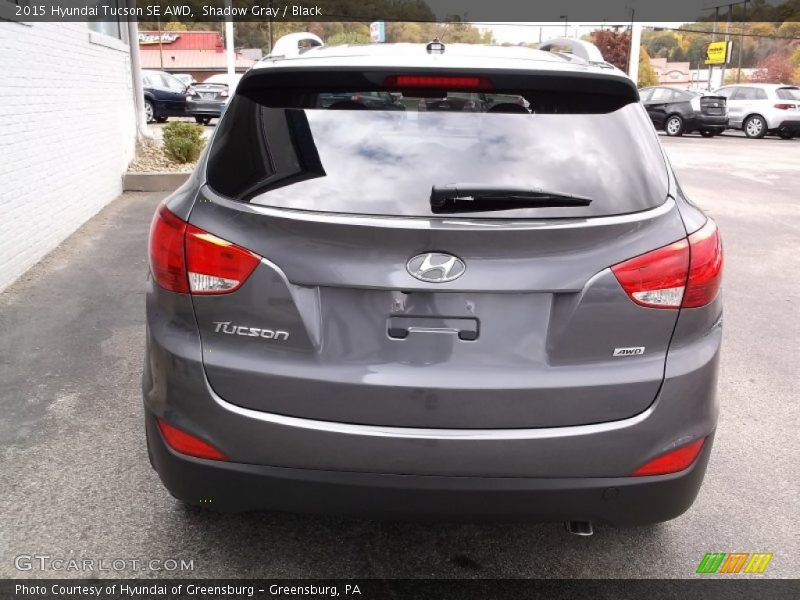 Shadow Gray / Black 2015 Hyundai Tucson SE AWD