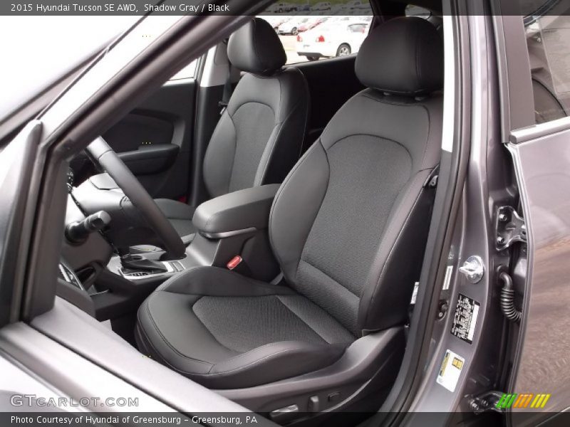 Shadow Gray / Black 2015 Hyundai Tucson SE AWD