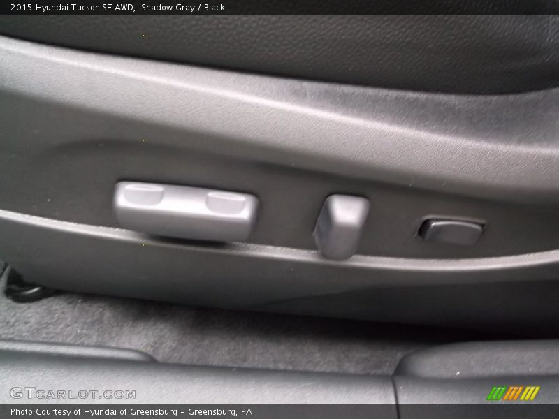Shadow Gray / Black 2015 Hyundai Tucson SE AWD
