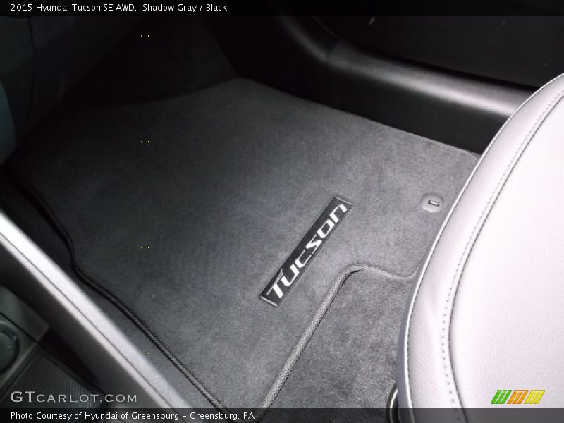 Shadow Gray / Black 2015 Hyundai Tucson SE AWD