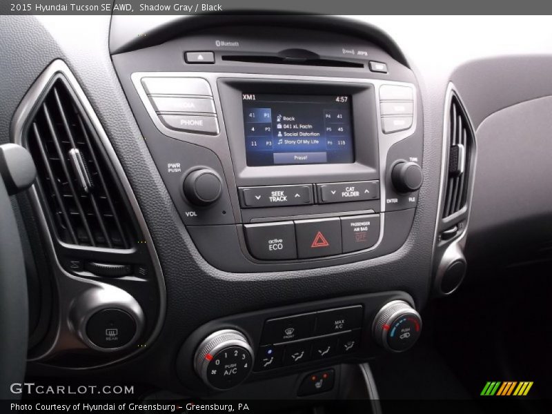 Shadow Gray / Black 2015 Hyundai Tucson SE AWD