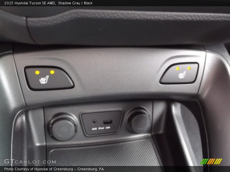 Shadow Gray / Black 2015 Hyundai Tucson SE AWD