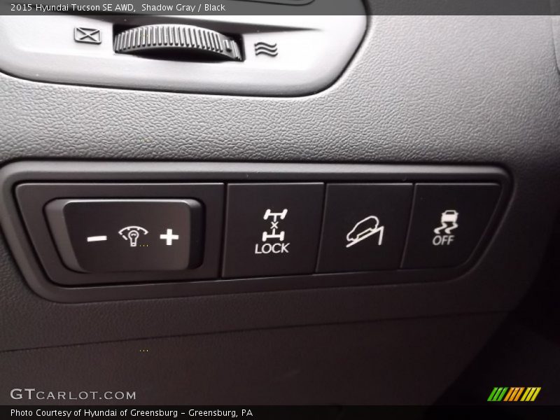 Shadow Gray / Black 2015 Hyundai Tucson SE AWD
