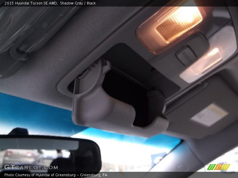 Shadow Gray / Black 2015 Hyundai Tucson SE AWD