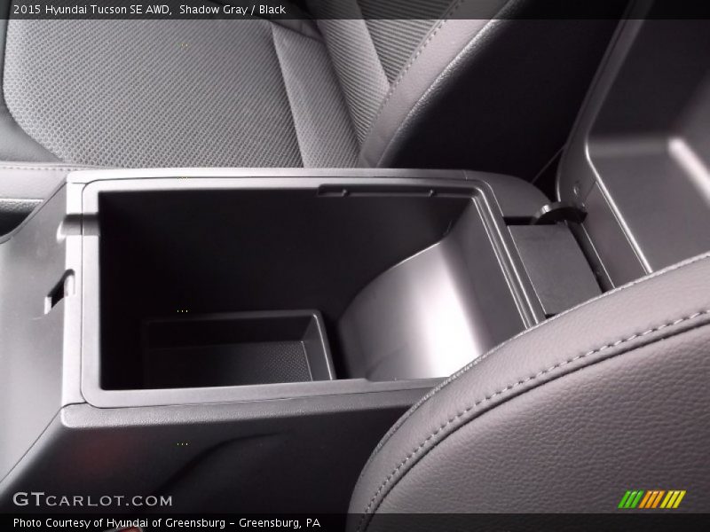 Shadow Gray / Black 2015 Hyundai Tucson SE AWD