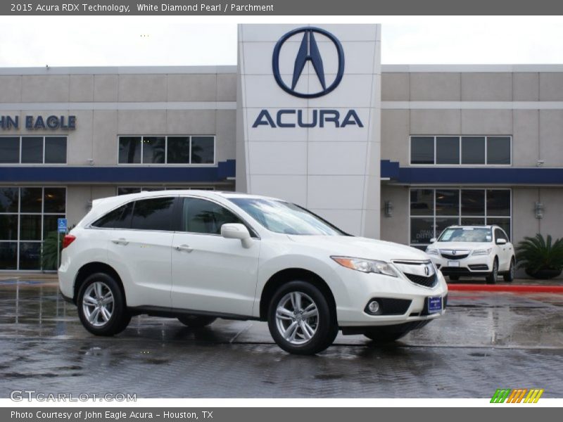 White Diamond Pearl / Parchment 2015 Acura RDX Technology