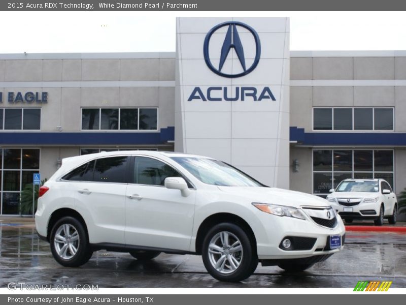 White Diamond Pearl / Parchment 2015 Acura RDX Technology