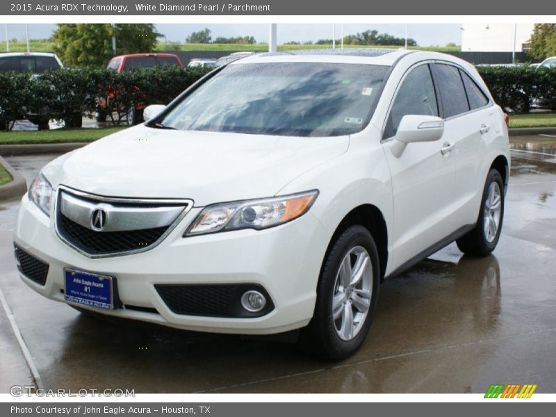 White Diamond Pearl / Parchment 2015 Acura RDX Technology