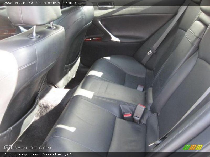 Starfire White Pearl / Black 2008 Lexus IS 250
