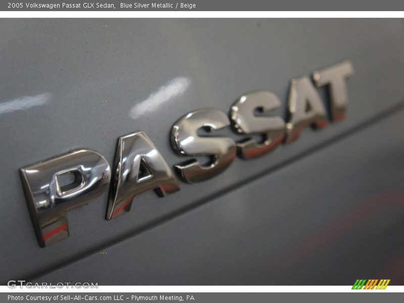 Blue Silver Metallic / Beige 2005 Volkswagen Passat GLX Sedan