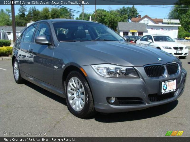 Space Grey Metallic / Black 2009 BMW 3 Series 328xi Sedan