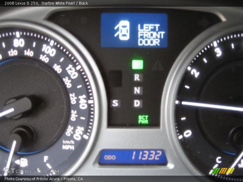 Starfire White Pearl / Black 2008 Lexus IS 250