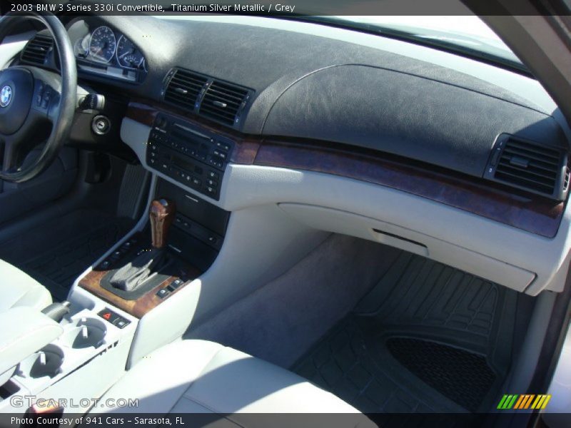 Titanium Silver Metallic / Grey 2003 BMW 3 Series 330i Convertible