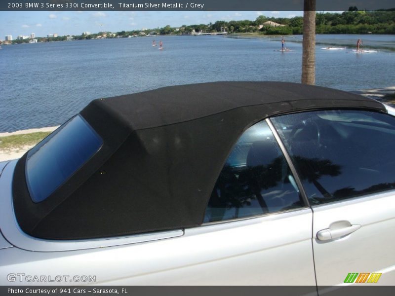 Titanium Silver Metallic / Grey 2003 BMW 3 Series 330i Convertible