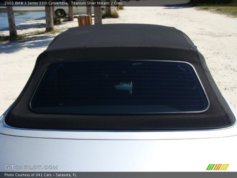 Titanium Silver Metallic / Grey 2003 BMW 3 Series 330i Convertible