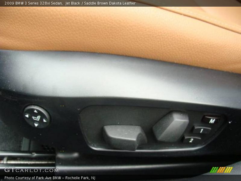 Jet Black / Saddle Brown Dakota Leather 2009 BMW 3 Series 328xi Sedan