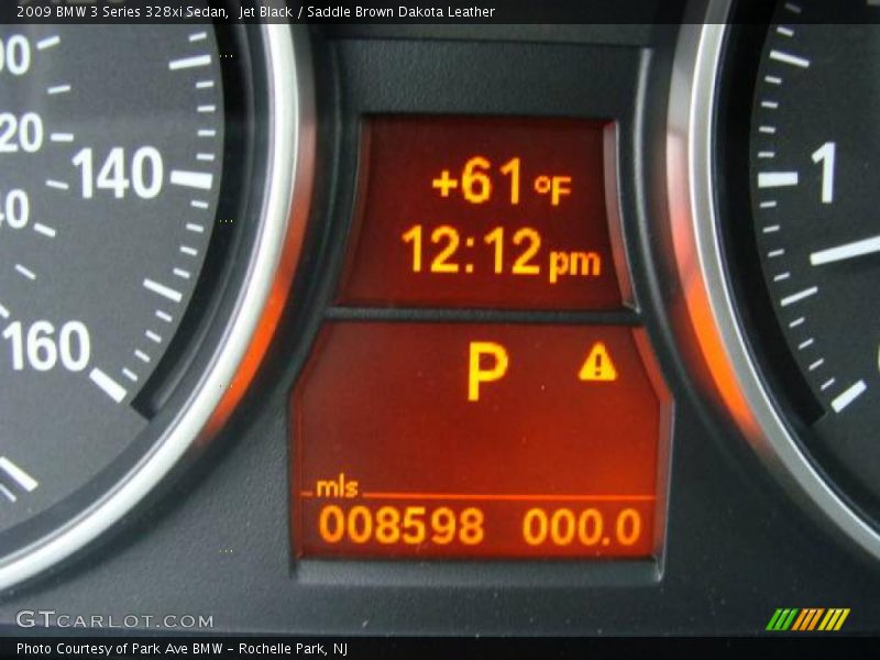 Jet Black / Saddle Brown Dakota Leather 2009 BMW 3 Series 328xi Sedan