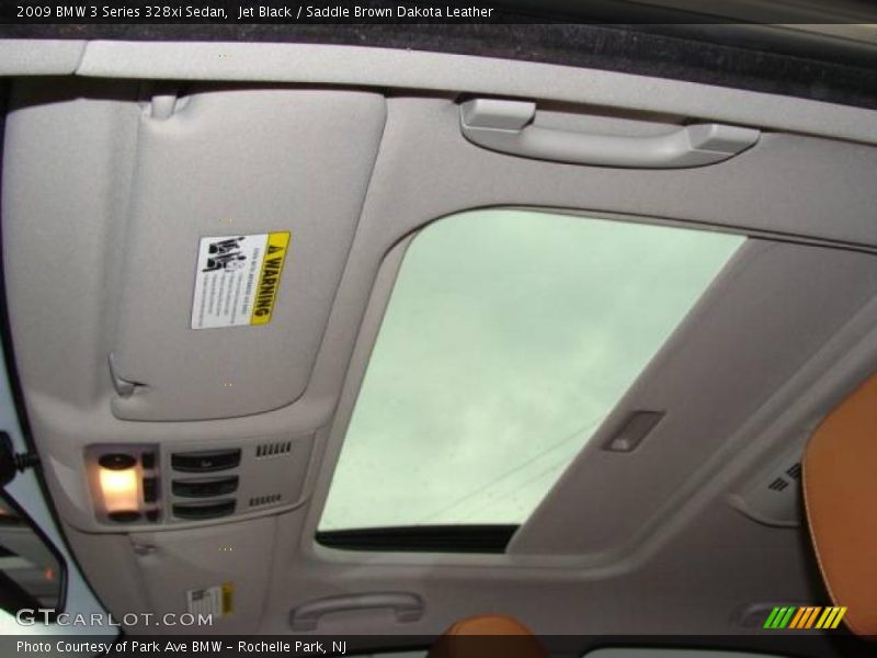 Jet Black / Saddle Brown Dakota Leather 2009 BMW 3 Series 328xi Sedan