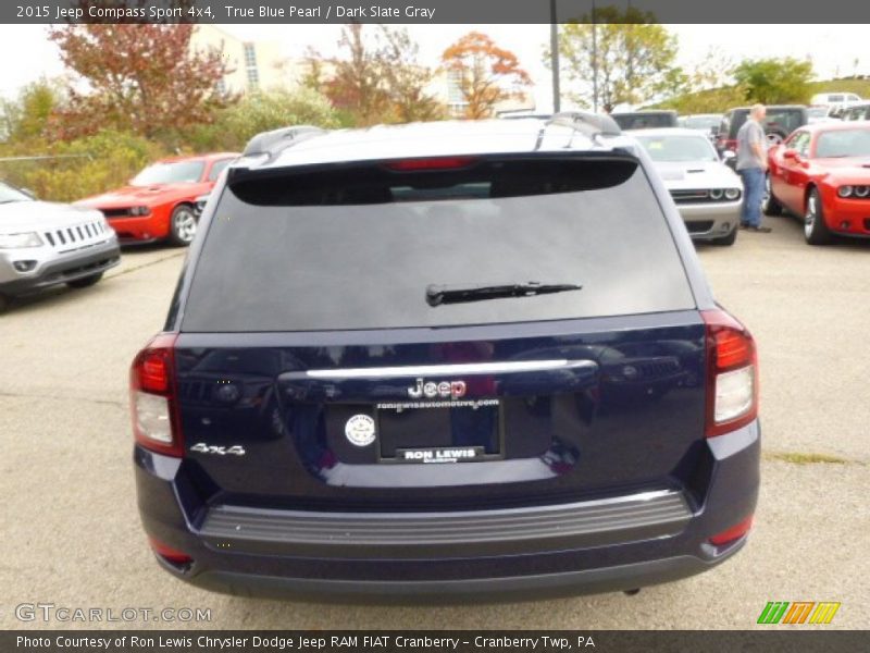 True Blue Pearl / Dark Slate Gray 2015 Jeep Compass Sport 4x4