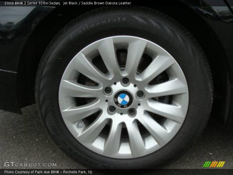 Jet Black / Saddle Brown Dakota Leather 2009 BMW 3 Series 328xi Sedan