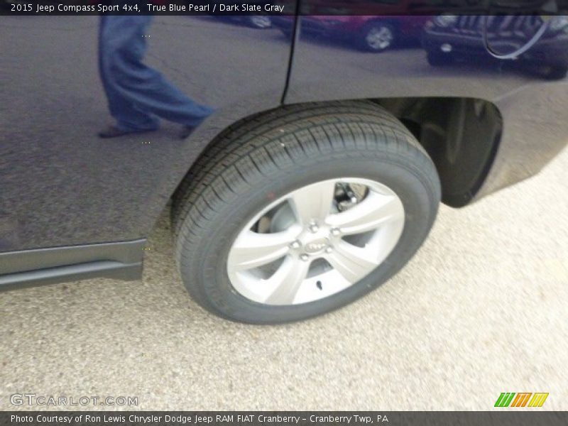 True Blue Pearl / Dark Slate Gray 2015 Jeep Compass Sport 4x4