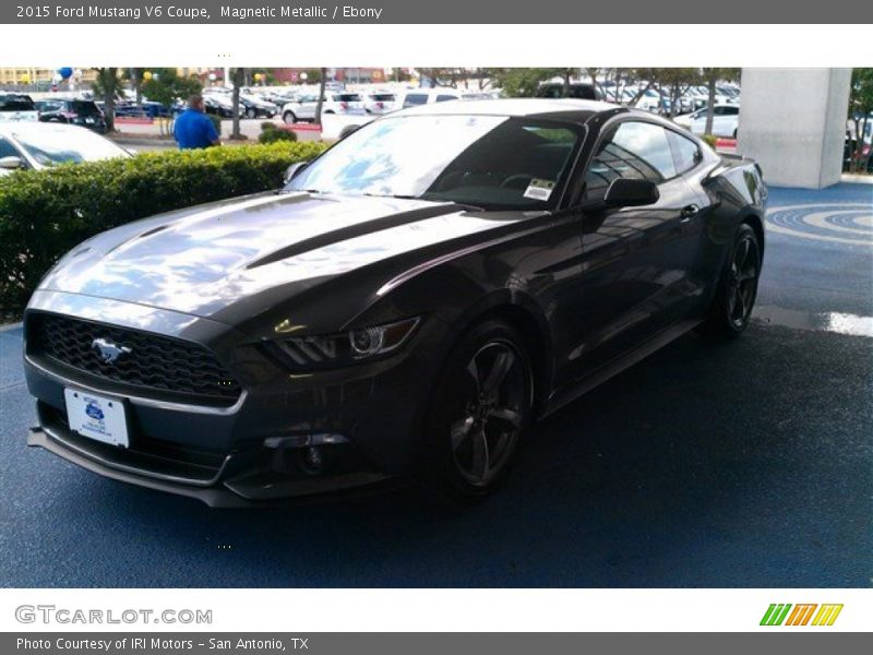 Magnetic Metallic / Ebony 2015 Ford Mustang V6 Coupe