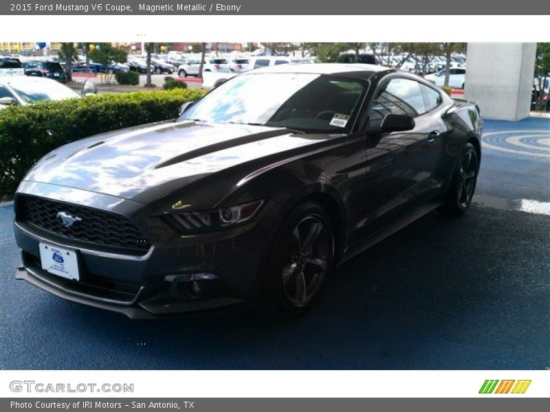 Magnetic Metallic / Ebony 2015 Ford Mustang V6 Coupe
