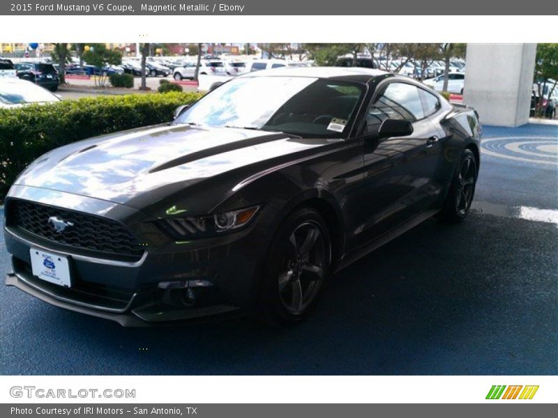 Magnetic Metallic / Ebony 2015 Ford Mustang V6 Coupe