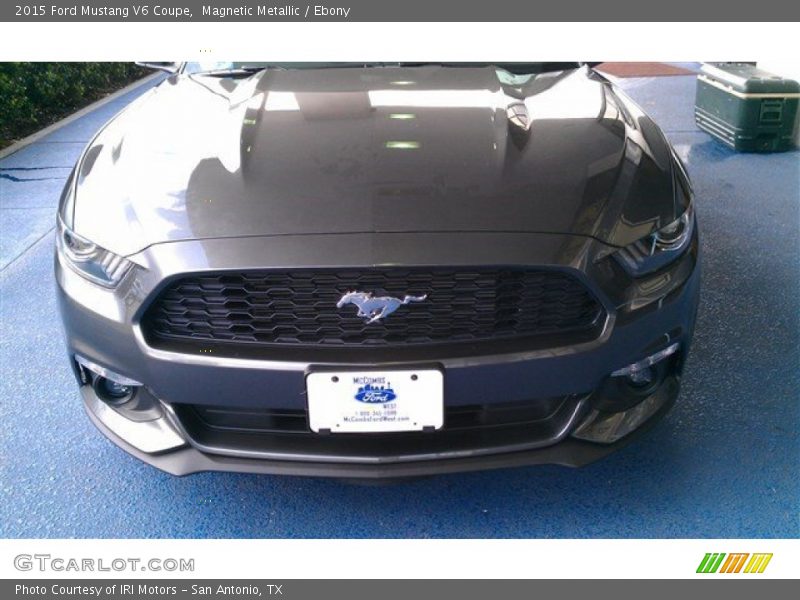 Magnetic Metallic / Ebony 2015 Ford Mustang V6 Coupe