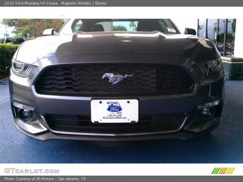 Magnetic Metallic / Ebony 2015 Ford Mustang V6 Coupe