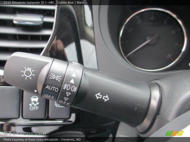 Cosmic Blue / Black 2015 Mitsubishi Outlander SE S-AWC