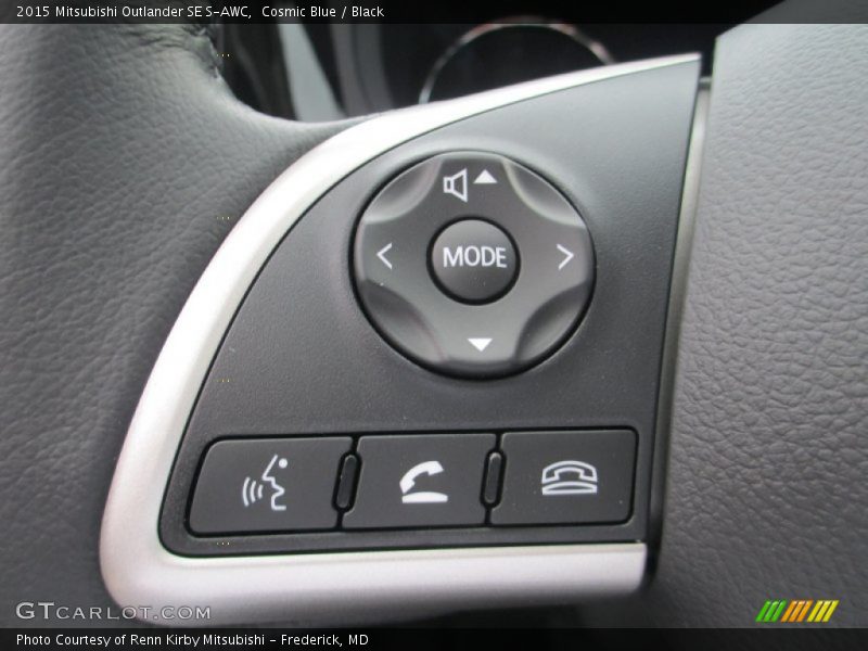 Cosmic Blue / Black 2015 Mitsubishi Outlander SE S-AWC