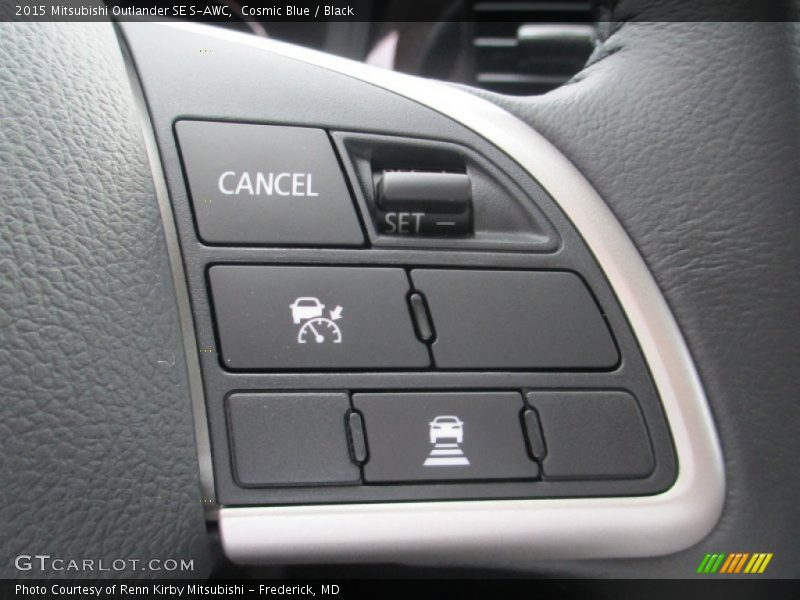 Cosmic Blue / Black 2015 Mitsubishi Outlander SE S-AWC
