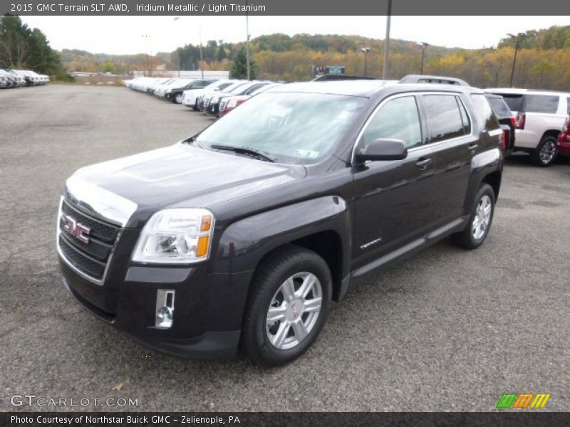 Iridium Metallic / Light Titanium 2015 GMC Terrain SLT AWD