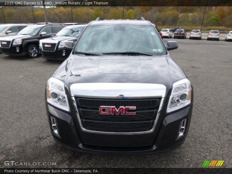Iridium Metallic / Light Titanium 2015 GMC Terrain SLT AWD