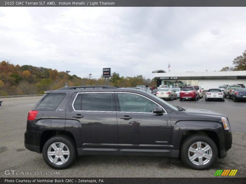 Iridium Metallic / Light Titanium 2015 GMC Terrain SLT AWD