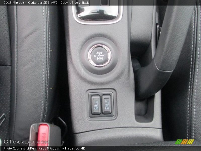 Cosmic Blue / Black 2015 Mitsubishi Outlander SE S-AWC