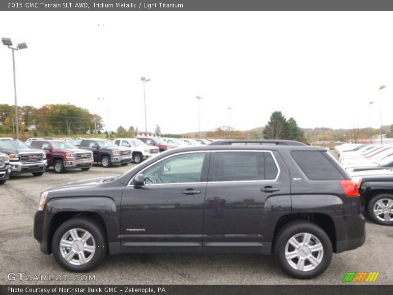 Iridium Metallic / Light Titanium 2015 GMC Terrain SLT AWD