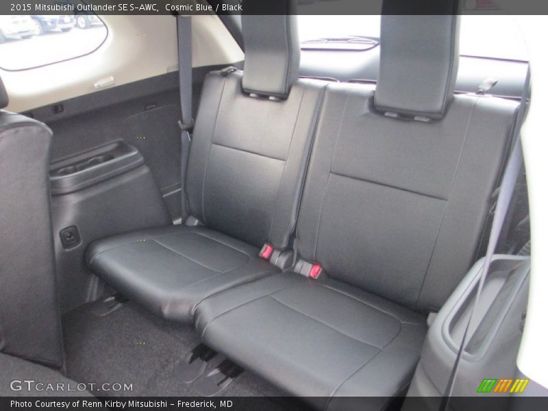 Cosmic Blue / Black 2015 Mitsubishi Outlander SE S-AWC