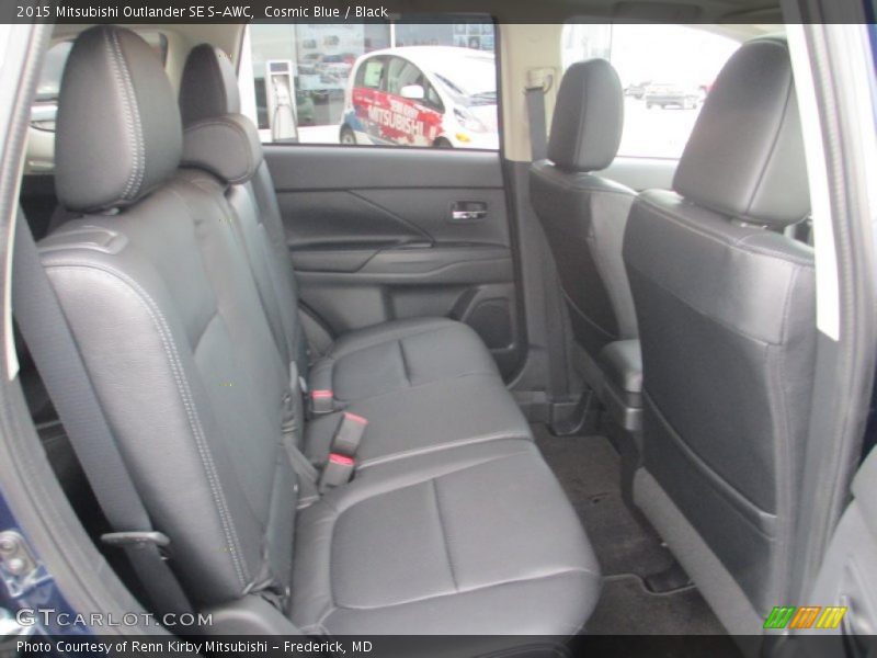 Cosmic Blue / Black 2015 Mitsubishi Outlander SE S-AWC