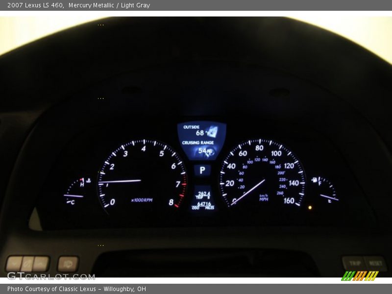 Mercury Metallic / Light Gray 2007 Lexus LS 460