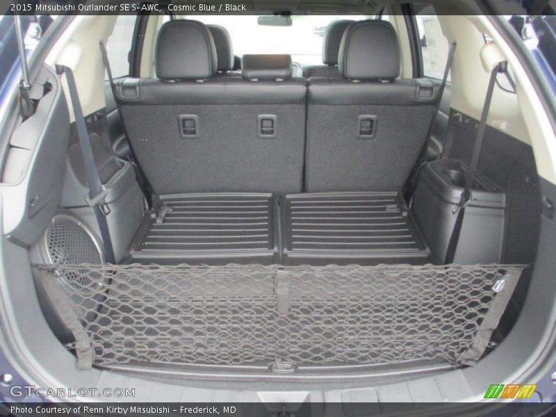 Cosmic Blue / Black 2015 Mitsubishi Outlander SE S-AWC