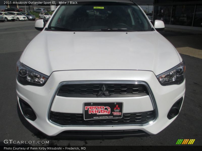 White / Black 2015 Mitsubishi Outlander Sport ES