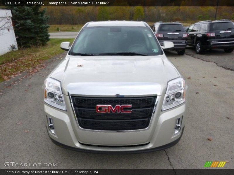 Champagne Silver Metallic / Jet Black 2015 GMC Terrain SLE