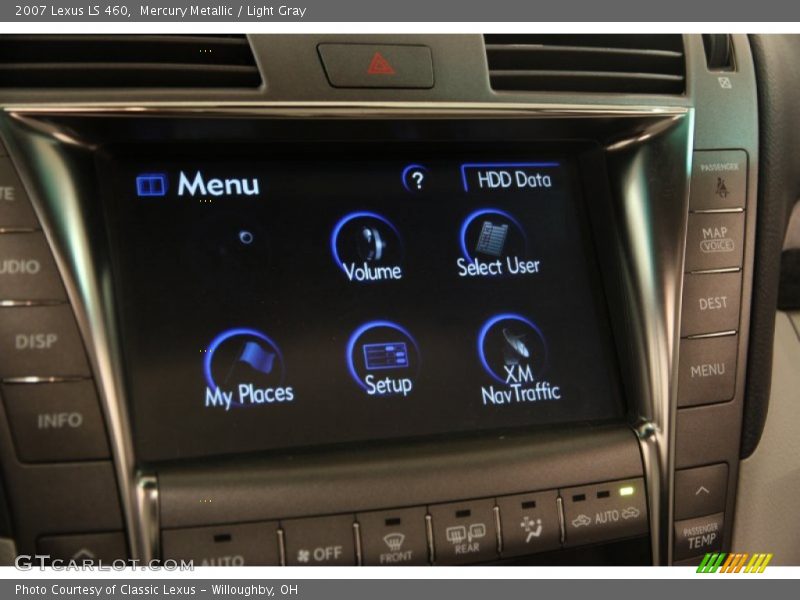 Mercury Metallic / Light Gray 2007 Lexus LS 460