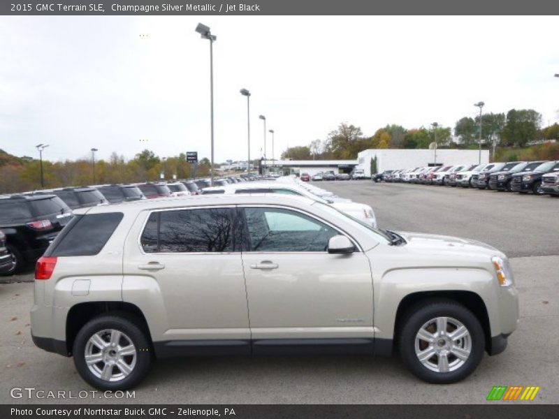 Champagne Silver Metallic / Jet Black 2015 GMC Terrain SLE