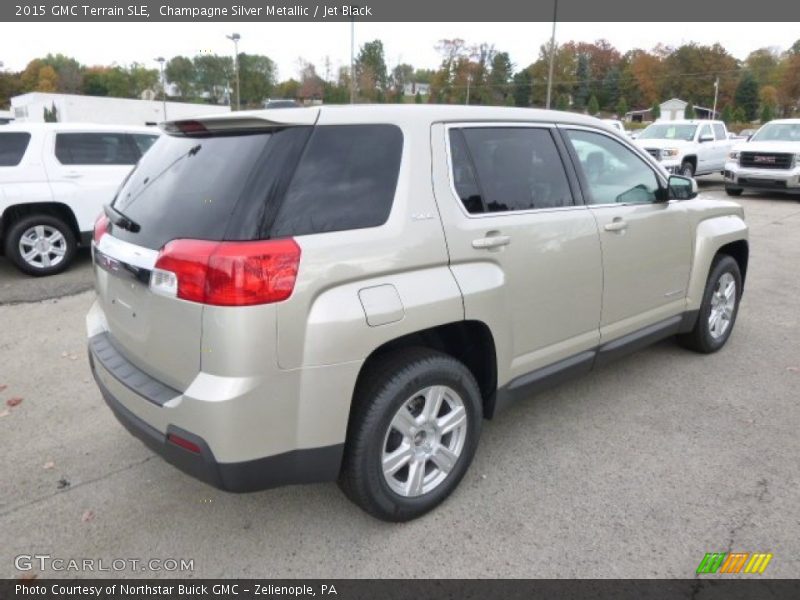Champagne Silver Metallic / Jet Black 2015 GMC Terrain SLE