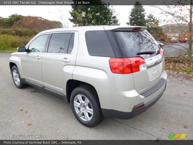 Champagne Silver Metallic / Jet Black 2015 GMC Terrain SLE